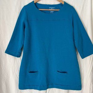 Fair Indigo - 100% Organic Pima Cotton - Blue Top - XL
